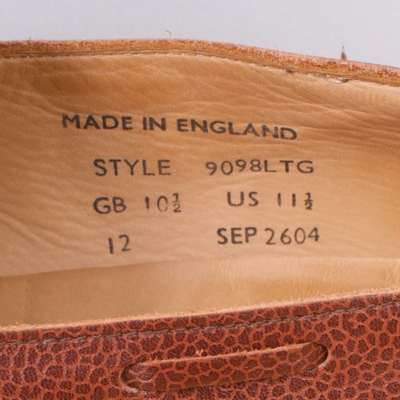 ๐ฌ๐ง Mark McNairy New Amsterdam Tassel Loafer 11.5 Brown Basketball Leather - Picture 7 of 9